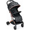 Cam Compass 2.0 - Passeggino Leggero Compatto Pieghevole 0- 4 Anni 0-22 Kg completo di Cappotta, Cestino Porta Oggetti e Corrimano colore Nero