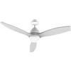 Cecotec Ventilatore da soffitto EnergySIlence Aero 5200 White Design. 40 W e 52" con motore DC, luce LED e telecomando a distanza, 6 velocità, timer fino 8 ore