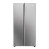Haier - Frigorifero Side By Side Hsw79f18anmm Classe A-platino, Acciaio Inox