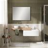 Leroy Merlin Mobile da bagno sotto lavabo Step bianco L 80.3 x H 30 x P 46 cm 1 cassetto, lavabo non incluso
