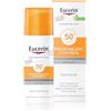 Eucerin Photoaging Control Face Sun Fluid SPF 50+ 50 ml, Crema solare viso 50+ con filtri UVA/UVB, Protezione solare viso 50+ antirughe e idratante per tutti i tipi di pelle