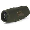 JBL Charge 5 Speaker Bluetooth Portatile, Cassa Altoparlante Wireless Resistente ad Acqua e Polvere IPX67, Powerbank integrato, USB, PartyBoost, Bass Radiator, Fino a 20h di Autonomia, Verde