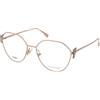 Fendi FF 0389/G DDB | Occhiali da Vista Graduati | Prova Online | Metallo | Quadrati | Oro | Adrialenti
