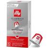 ILLY Classico 10 Capsule In Alluminio Compatibili Nespresso