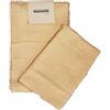 Bassetti - Set Asciugamani Da Bagno Viso e Bidet Coppia Asciugamani da Bagno con Ospite | 60x110 cm + 40x60 cm | Col. Avorio - 1617