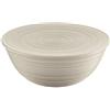 Guzzini - Tierra, Contenitore XL con Coperchio in Plastica Riciclata, Ciotola - Argilla, Ø 30xh13 cm | 5000 cc - 17500179