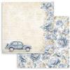 Carta Scrap Timeless auto d'epoca Stamperia