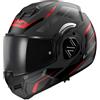 LS2, Casco Moto Modulare ADVANT KUKA Matt Black Red, XL