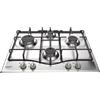 Hotpoint Ariston Piano Cottura 4 Fuochi a gas da Incasso Larghezza 60 cm colore Inox - PCN 642 IX/HAR