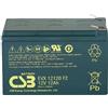 CSB EVX12120 Batteria al piombo ciclica 12V 12 Ah Fastom 6,3mm VRLA-AGM