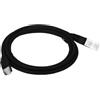 Alantec KKU5CZA1.Patch-cord U/UTP CAT5 Plug RJ45 Rame 1m.Nero