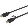 ALPHA ELETTRONICA Alpha 93-591/2E.Cavo di connessione HDMI 2.0 4K/Ultra HD+Ethernet tipo A M/M lunghezza 2m.