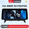 XONRICH 12.3 pollici 1920*720P Wireless Carplay Car Autoradio per BMW X3 F25 X4 F26 CIC NBT Android 14 Navigation 4G LTE Head unit - 8 Core-2G 32G CIC