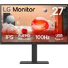LG 27BA750-B Monitor PC 68,6 cm (27") 1920 x 1080 Pixel Full HD LCD Nero [27BA750-B.AEU]