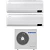Samsung Climatizzatore Samsung Dual Split Inverter serie WINDFREE AVANT 9+9 R-32 Wi-Fi A+++ con AJ040TXJ2KG 4 Kw