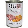 Pars Monopat Manzo con Zucca 395 g Cibo Umido per Cani e Gatti