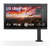 LG 32UN880K Monitor 32 Ultra HD 4K Ergo IPS 3840x2160 HDR 10 DCI P3 95% stand