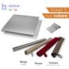 Inoxlm S.r.l. BOX Tagliere / Spianatoia Acquario + Tarocco / Spatola + Mattarello in acciaio inox