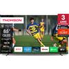 Thomson Smart TV 85 Pollici 4K Ultra HD 144 Hz Display QLED Sistema Google TV colore Nero - 85QG7S14