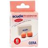 PASQUALI SRL Tappo auricolare earplug scudo in cera 6 coppie 12 pezzi articolo 7en081