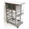 Roccobimbo Carrello PRESTIGE Lusso Portapane Grigio 60X40x85cm di Roccobimbo