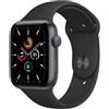 APPLE WATCH SE CASSA NERA 40mm CINTURINO SPORT RICONDIZIONATO BUONO