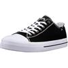 Lugz Stagger-Sneaker alla Moda, Scarpe da Ginnastica Uomo, Nero e Bianco, 40.5 EU