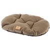 Ferplast Cuscino per cani e gatti STUART 45/2, Double-face, Tweed e soffice velluto, Lavabile, Marrone