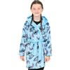 Disney Accappatoio in pile blu con cappuccio per bambine Lilo e Stitch, Blu, 11-12 Years