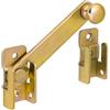 Gedotec Serratura per cancello da giardino nera con gancio a clink | Per cancello da avvitare | In metallo| Utilizzabile su entrambi i lati | Per porte in legno e porte in ferro | 1 Pezzo