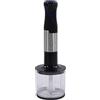 Fockety Frullatore a immersione portatile, frullatore a immersione a 5 velocità da 1000 W, frullatore a immersione con frusta per uova, ciotola tritatutto per frullare zuppe e frullati