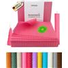 Wachsmann - 20 lastre in cera d'api dalla Germania, rosa, lastre di cera 20 x 15 cm, per fare candele di cera d'api, cera per candele