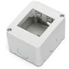 Aigostar Cassetta esterna 2 moduli custodia IP20 per pulsanti compatibile anche con Vimar Plana