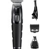 WAHL Manscaper Toolbox, multigroomer, regolabarba, tagliacapelli, alimentazione al litio, ricarica USB, pettini guida, ricaricabile, nero