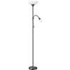 Eglo Leuchten my light Piantana in stile contemporaneo UP2 nichel nero a 2 luci 93917/20