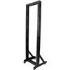 StarTech.com Server Rack 42U 19 a 2 Montanti Open Frame, Armadio Rack di Rete 19 Pollici Scorrevole con Ruote per Apparecchiature AV/Dati/IT, Quadro/Rack dati per spazi ristretti (2POSTRACK42)