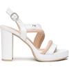 Nero Giardini E513352D Sandali Donna in Pelle - Bianco 35 EU