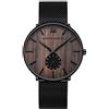 RORIOS Orologi da Uomo Analogico Quarzo Orologio in Acciaio Inox Mesh Band Minimalista Ultra Sottile Orologio da Polso Casual Orologio