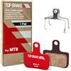 Top Brake pastiglie Freni a Disco per SRAM Level Ultimate/Red/AXS Force Road And XC MTB Brake Set (Performance - Rosso)