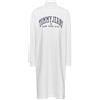 TOMMY HILFIGER Vestito felpa Varsity midi con collo dolcevita