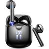 Nerunsa Cuffie Bluetooth, Auricolari Bluetooth 5.4 Stereo HiFi, 40 Ore Cuffie Wireless In Ear ENC Cancellazione Rumore e 4 Mics, IP7 Impermeabile Cuffiette, Cuffie Senza Fili USB-C Carica Rapida, LED Display
