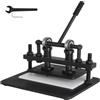 VEVOR Taglierina per Pelle Goffratura Manuale in pelle per Vari Materiali 260X150 Nero
