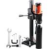 VEVOR Trapano a Colonna Elettrico Perforazione del Calcestruzzo Potenza Nominale 3200W Diametro Max. 20cm, Macchina Carotatrice Elettrica 750 giri/min Umido & Secco, Trapano per Carotaggio Diamantato