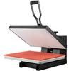 VEVOR Pressa di Calore, Pressa di Calore Potenza, Riscaldamento Pressa di Calore per Magliette, Stampante Digitale Sublimazione Industriale per Vinile Trasferimento Termico, Nero,406 x 510 mm, 1700W
