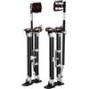 VEVOR Trampoli in Alluminio per Edilizia Altezza Regolabile 61-101,6 cm Misura di Piedi 27-29 cm, Trampoli in Alluminio per Lavori Interni Esterni Cartongessisti Muratori Pittori Spettacoli in Costume