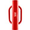 VEVOR Battipali per Recinti con Manici, Battipalo per Pali a T con Diametro interno 68,58 mm Battipalo Manuale in Acciaio al Carbonio per Impieghi Gravosi 6,4 kg per Canale a U, Palo di Legno, Rosso