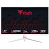 ITEK Monitor GGC 27 Curvo R1000, WQHD 2560x1440, VA, 240Hz, 16:9, 1ms OD, HAS, 2xHDMI, DP, Type-C, USB, HDR1000, Adapt Sync