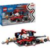 LEGO S.P.A Lego City Pit Stop e Meccanici con Monoposto Ferrari F1
