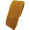 TigerTie qualità maglia cravatta - beige monocromatico Uni