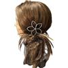 LABOR Fermaglio a fiore con strass